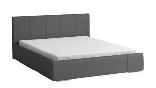 Čalouněná postel CAVALLI 140x200 šedá
