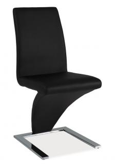 Jídelní čalouněná židle H-010 černá