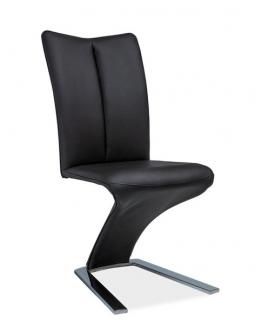 Jídelní čalouněná židle H-040 černá