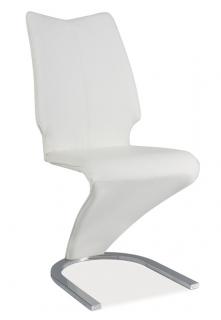 Jídelní čalouněná židle H-050 bílá