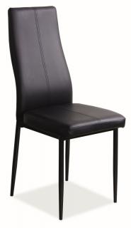 Jídelní čalouněná židle H-145 černá