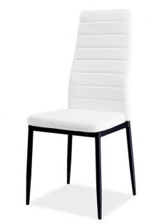 Jídelní čalouněná židle H-261 BIS C bílá/černá
