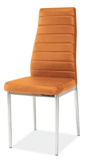 **Jídelní čalouněná židle H-261 oranžová
