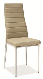 **Jídelní čalouněná židle H-261 tm. béžová