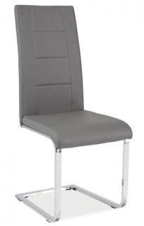 Jídelní čalouněná židle H-629 šedá