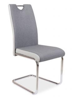 Jídelní čalouněná židle H-952 šedá/světle šedá