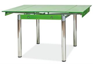 Jídelní stůl GD-082 rozkládací zelený