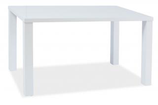 Jídelní stůl MONTEGO 140x80 cm bílá lesk