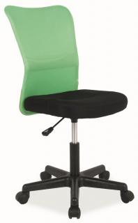 Kancelářská židle Q-121 černá/zelená