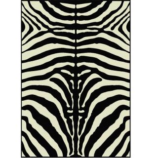 Koberec, vzor zebra, 140x200, ARWEN