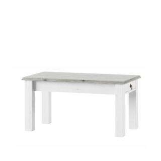 Konferenční stolek, bílá, LIONA  LM 97