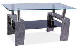 Konferenční stolek LISA II - šedý kámen