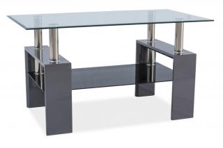 Konferenční stolek LISA III - šedý lak