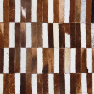 Luxusní koberec, pravá kůže, 120x180 cm, KŮŽE TYP 5