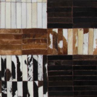 Luxusní koberec, pravá kůže, 141x200 cm, KŮŽE TYP 4