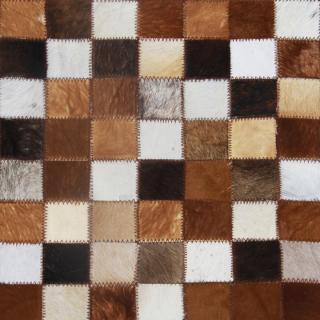 Luxusní koberec, pravá kůže, 144x200 cm, KŮŽE TYP 3