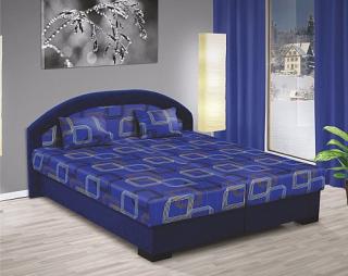Manželská postel LENKA - HIT 170x200 vč. roštu, matrace a ÚP hnědá