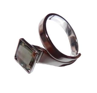 Prsten zatočený  Chessboard 8mm -  Black Diamond