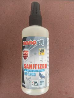 KAPESNÍ SANITIZER NSP 200 ČISTÍCÍ PROSTŘEDEK S NANOSTŘÍBREM  /100ml/