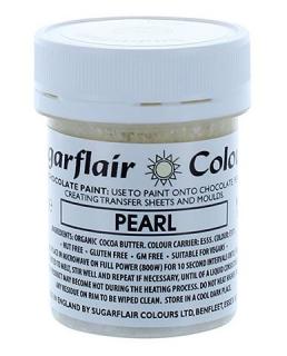 Barva na bázi kakaového másla Sugarflair Pearl 35g