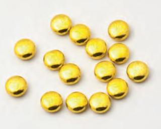 Cukrové lentilky zlaté 50g/sáček