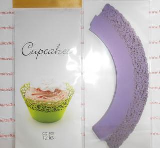 Krajka Cupcakes fialová 1100
