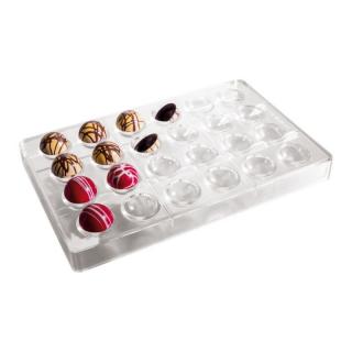 Paderno polykarbonátová forma - Polokoule 3 cm