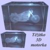 Těžítko 3 D sklo Motorka!