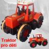 Traktor - červený