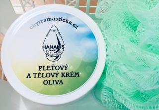 Chytrá mastička Hanak’s Homeopathy OLIVA, 200ml s masážní žínkou