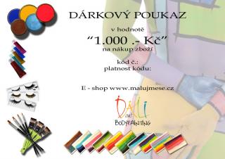 Dárkový poukaz 1.000.- Kč