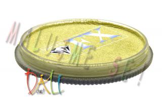 ŽLUTÁ jemná metalická barva pro malování na obličej a tělo 30 g