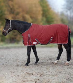 Výběhová nepromokavá deka podšitá fleecem 125 cm