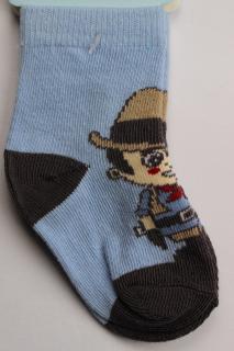 chlapecké ponožky bavlněné vzorované 19-20 sheriff