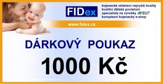 Dárkový poukaz v hodnotě 1000 Kč