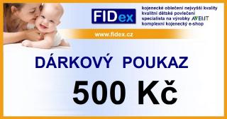 Dárkový poukaz v hodnotě 500 Kč