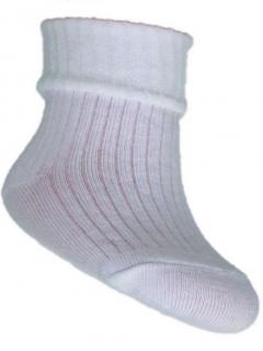 kojenecké ponožky pro nejmenší - bílé