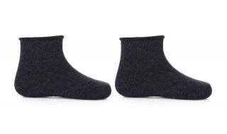 kojenecké ponožky pro nejmenší - tmavě šedé