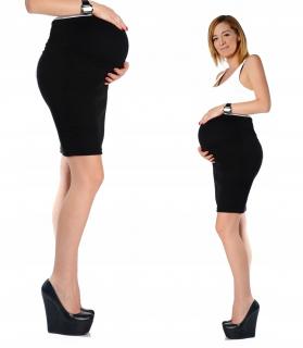 těhotenská sukně černá