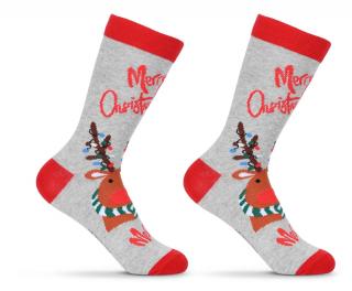 vánoční ponožky Merry Christmas vel. 24 - 35