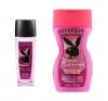 Dárková sada Playboy Queen of The Game 75 ml parfémovaný deodorant + gel 250 ml