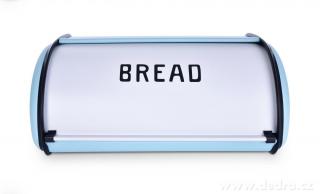 Dedra Kovový chlebník BREAD modrý