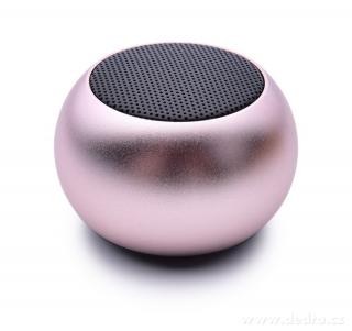 Dedra MINI SPEAKER reproduktor bluetooth metalic pink