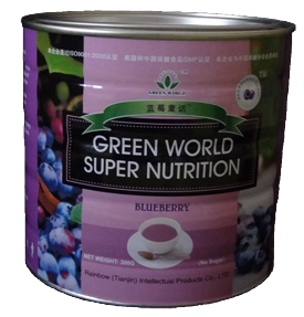 Green World Výživný borůvkový prášek 300G
