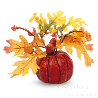Ozdobná dekorace v podzimních barvách