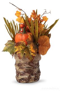 Ozdobná dekorace v podzimních barvách