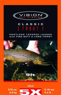 Vision Ujímaný návazec  CLASSIC TROUT 3x 0,21 mm