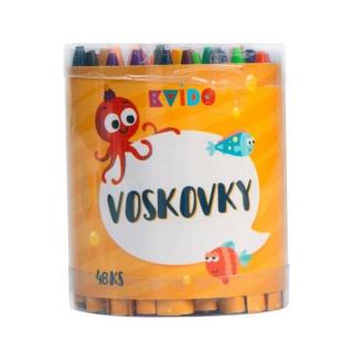 Albi Voskovky barevné Kvído 48 ks