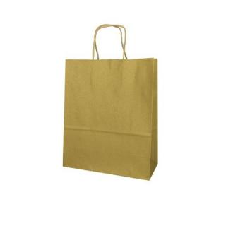 Allegra Dárková taška zlatá střední 16x21x8 cm