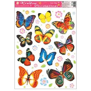 Anděl Okenní fólie motýli 38 x 30 cm AN-364-1